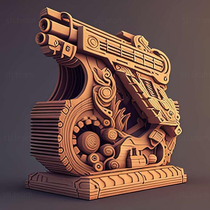 3D model Heavy Weapon game (STL)